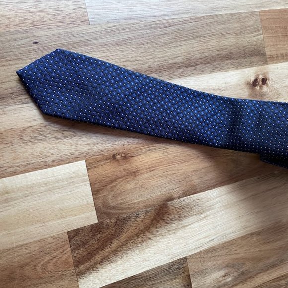 Express Blue on Blue Diamond Tie - Picture 2 of 3